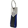 4R Quattroerre.it Elite Alfisti Keyring Carbon Blue with Alfa Color Logo, Carbon Blue, One size
