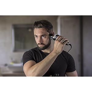 WAHL Hair Clippers for Men, 3-in-1 Chrome Pro Deluxe Head Shaver Men's Hair Clippers, Nose Hair Trimmer for Men, Beard… - Image 3