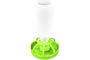 AchidistviQ Distributore Automatico d'Acqua per Rettili, Tartaruga Lucertola Ciotola per L'acqua per L'alimentazione delle Tartarughe con Bottiglia Accessori per L'alimentazione di Piccoli Animali 3#