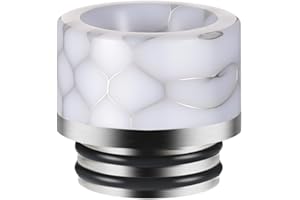 RUIYITECH 810 Drip Tip Stainless Steel 810 Drip Tips for Geekvape Zeus X Z Max Drag 4 Argus GT 2 Uforce L Maat Tank New (White)