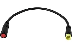 EMSea 1x/2x Câble D'extension de Vélo électrique M8 3 Broches Mâle vers 2 Broches Femelle Convertisseur de Prise étanche Adapté Au Frein Ebike 16 Cm