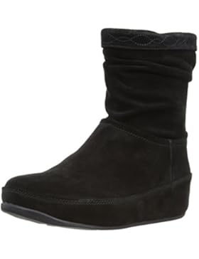FitFlop Crush Suede Zip Damen Stiefel