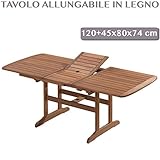  professional Mesa de jardín Madera Extensible Rectangular Plegable para Muebles Exterior jardín