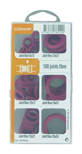 Preisvergleich Produktbild Comap Set 100 Dichtungsringe für warmes / Kaltes Wasser