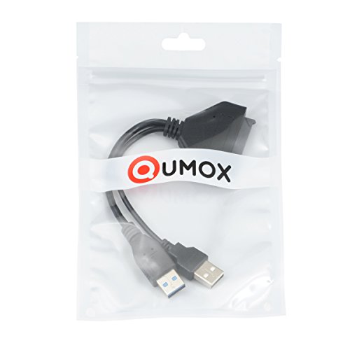 QUMOX USB 3.0 Zu SATA 2.5 „Externe Festplatte SSD Festplatte Adapter Konverter Kabel PC - 5