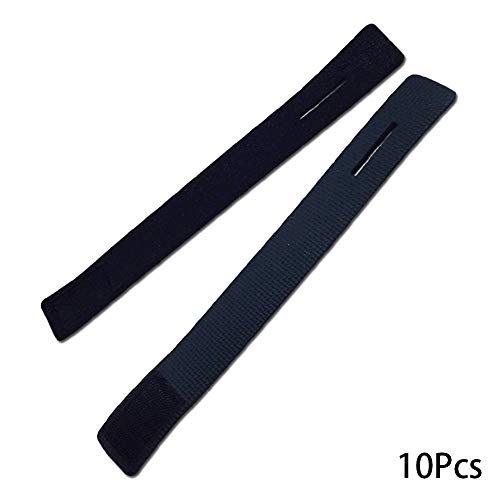Preisvergleich Produktbild 10 Stück Fliegenfischrutenbänder Kabelgürtel Spanngurte für Angelausrüstung Angeln Angeln Angeln Angeln Angeln Angeln Angeln Angeln Angeln Angelruten Angeln Angel, schwarz