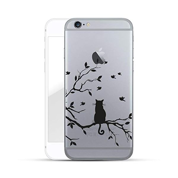 finoo | iPhone 6 Plus und 6S Plus Hard Case Handy-Hülle mit Motiv | dünne stoßfeste Schutz-Cover Tasche in Premium Qualität | Premium Case für Dein Smartphone| Katze auf AST