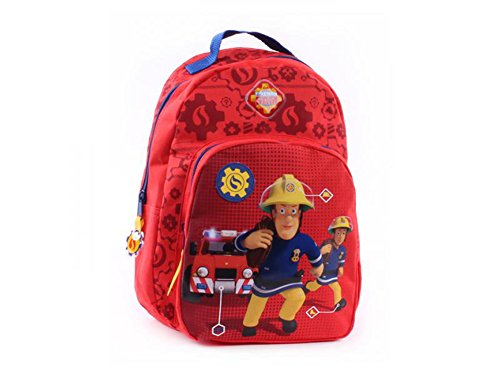 Preisvergleich Produktbild Feuerwehrmann Sam Kinderrucksack Rucksack plus Sticker (8006)