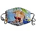 Produktbild Masken für Erwachsene Personalized Mask Reusable Anti Dust Face Mouth Cover Summer Beach Palm Tree Chihuahua Dog Reading Book Duck Mask Warm Windproof