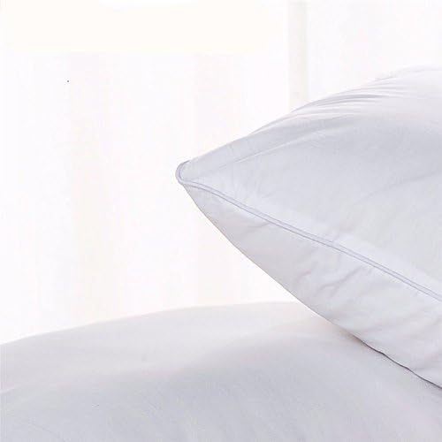 Pillow,All Cotton Pillow,Bed pillow,Soft Pillow for Sleeping,Hypoallergenic and Fluffy Down-Like Pillow with 100% Fine Fiber Filling, Dust and Mite Repellent,700g