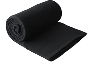 CB Home & Style Fleecedecke Uni 130 x 170 cm Schwarz