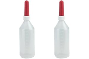 Cajou Aufzuchtflaschen für Kälbchen (rund 1 l)