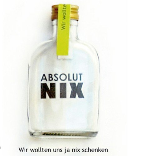 Preisvergleich Produktbild absolut NIX - Wir wollten uns ja nix schenken