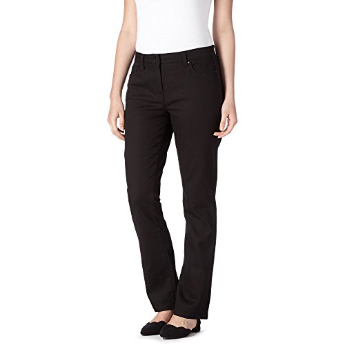 Rjr.John Rocha Womens Black Shape Enhancing 'Elsa' Straight Leg Jeans 18R