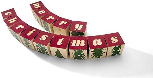 Uncle Goose Merry Christmas Wooden Blocks