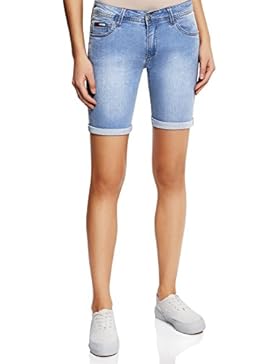 oodji Collection Damen Lange Jeansshorts