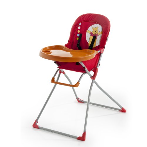 Disney Baby Mac Baby High Chair Pooh - Red
