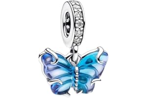 BEEUVIP Animali figure amore Charm per bracciali, ciondoli in argento 925, perline per collane, per la festa della mamma, compleanno, regalo di Natale