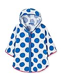 blau gepunkteter Bade-Poncho für Mädchen aus der SCHIESSER-Badekollektion Aqua \