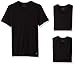 Produktbild Tommy Hilfiger Men's Undershirts 3 Pack Cotton Classics V-Neck T-Shirt, Black, Medium