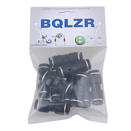 BQLZR 10x Gerade Kunststoff Einrastend Pneumatik Luftschnellkupplungen Armaturen 6mm - 6
