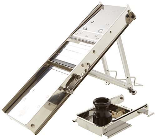 Bron Coucke 20638CHB Gemüsehobel aus Edelstahl, mit Handschutz