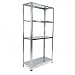 Produktbild Werkstattregal Tragkraft Steckregal Lagerregal Metallregale mit 4 Fachböden 70x30x137cm von Tolsen