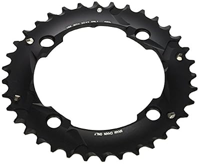 Sram MTB Trutativ Kit de conversion de plateau de pédalier 2 x 10 36T à broches en L Noir 10,4 cm