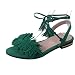 Produktbild Damen Sommer Schuhe Xinan Strappy Heels Pumps Low Cut Schuhe (38, Grün)