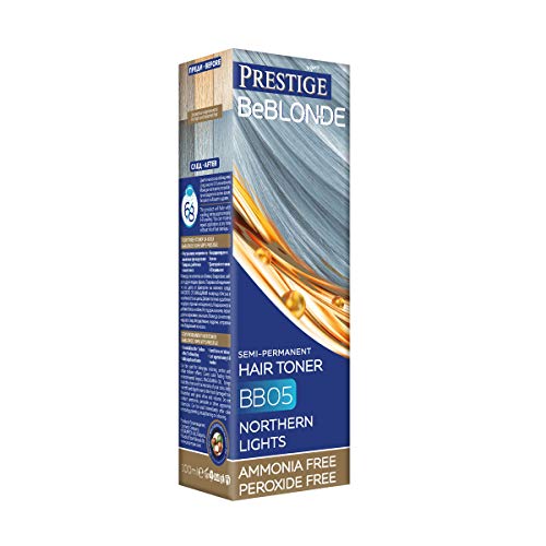 Vips Prestige - BeBlonde Tinte Semi Permanente Color Resplandor Plateado BB05, Sin Amoniaco Sin Peroxide