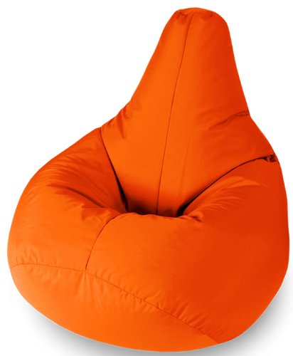 GARDEN FURNITURE Orange Water Resistant Beanbag Lounger For Kids Perfect For Indoor or Outdoor Bean bags