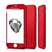 Produktbild iPhone 7 Hülle, Spigen® [Air Fit 360] 360° Komplettschutz [Rot] Vorder- und Rückseiten Schutz Schale mit integriertem Panzerglas in perfekte Passform / 2-teilige Premium 360 Grad PC-Material Schutzhülle für iPhone 7 Case Cover - Red (042CS21726)