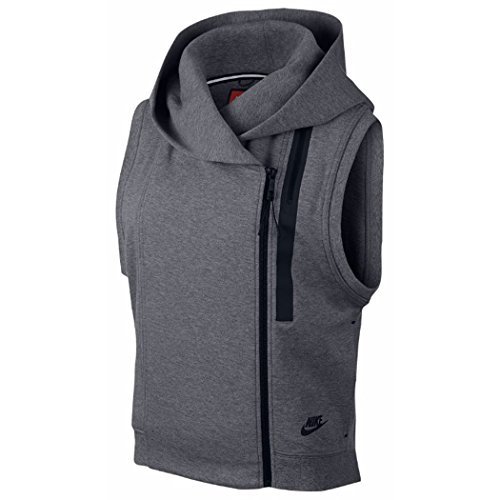 Preisvergleich Produktbild Nike Damen Tech Fleece-Weste M schwarz (Carbon Heather / Black)