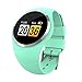 Produktbild xMxDESiZ Q1 Frauen Wasserdichtes Bluetooth Fitness Tracker Smart Armband für Android iPhone Green