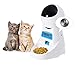 Produktbild Acecoree Automatische Futterautomat Programmierbare Automatischer Futterspender für Katze und Hund, Pet Feeder mit Timer, LCD Bildschirm und Ton-Aufnahmefunktion, 4 Mahlzeiten/Tag