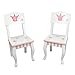 Fantasy Fields by Teamson  Princess & Frog Childrens Wooden Toddler Playtime Set of 2 Chairs W-7395A2