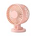 Produktbild WBaRJ Mini-USB-Lüfter für den Heimgebläse Tragbarer Lüfter mit doppelten Lüfterflügeln,Pink