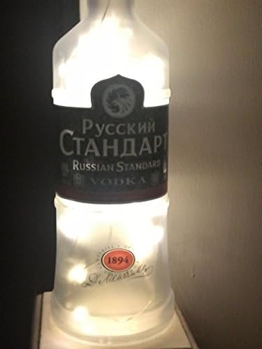 Russian Standard Vodka, 70cl Frosted Glass Bottle LED Lamp