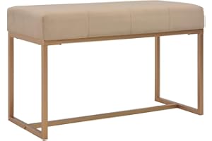vidaXL Banco Asiento Silla Sillón Taburete Banquillo Mueble Mobiliario de Hogar Salón Cocina Bar Casa Patio 80 cm Terciopelo Beige