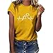 Produktbild HWTOP T-Shirt Damen Mädchen Tops Große Größen Oberteile Süß Kätzchen Drucken Shirt Kurzarm Tshirt Bluse
