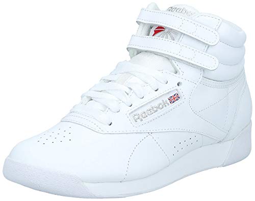 Reebok Freestyle Hi, Baskets Hautes Femme, Blanc (Intense White/Silver 0), 37 EU