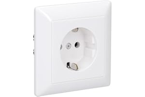 Jung 1520 WW Presa Schuko 16 A 250 V Serie AS 500 Bianco Alpino