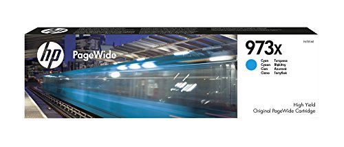 HP 973X F6T81AE Cartouche d'encre Haute Capacité, Cyan