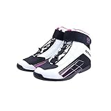 Material: Cuero recubierto Bering par de Zapatos Lady Azur, Color Blanco Fucsia/Negro, Talla 37