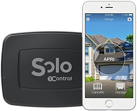 1 CONTROL ONLY Pro Gate Opener Bluetooth 4.0 for Smartphone iPhone and Android, 450 Compatible remotes, Black