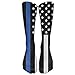 Produktbild sexy world Support The Police Thin Blue Line American Flag Mens Womens Cotton Crew Athletic Sock Running Socks Soccer Socks 50cm(19.6 inch)
