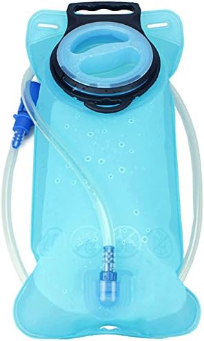 Water Bladder Hydration Pack with Insulated Valve 2L/70oz Reservoir BPA Free Leak Proof (Blue)