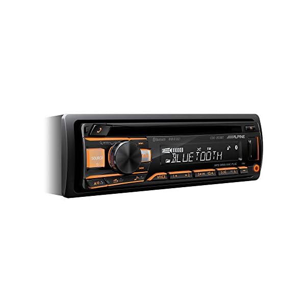 Alpine Electronics CDE-203BT Autoradio Bluetooth 1DIN, Schwarz (RGB Beleuchtung) – Bild 3