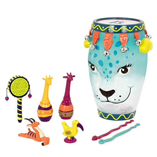 B. toys by Battat BX1882C1Z B. Jungle - Tambor con Instrumentos, Nailon/A