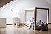 Produktbild Best For Kids Hausbett Cube Kinderbett Kinderhaus Jugendbett Natur Haus Holz Bett in viele Größen 70x140cm-160x200cm(140x200cm)